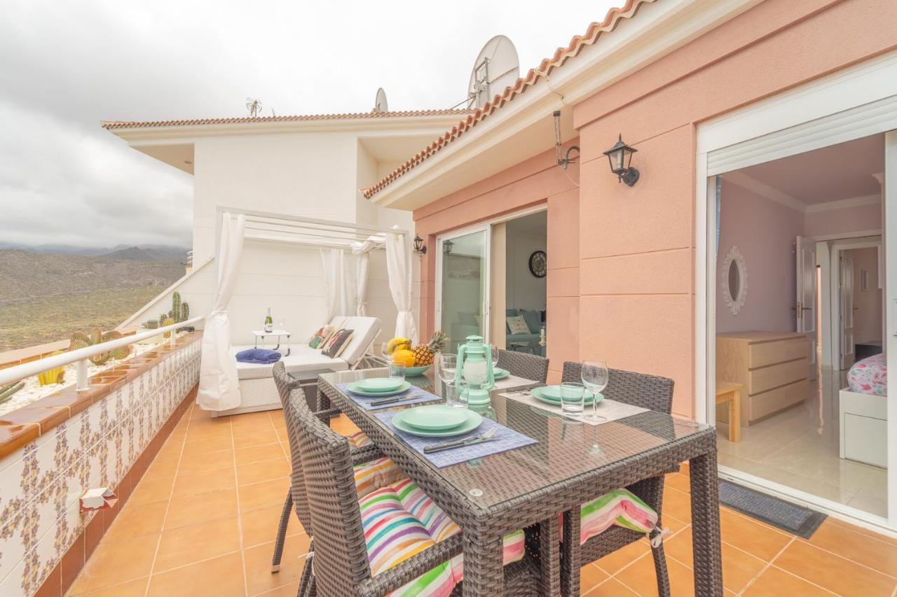 Luxury Penthouse 105M2,Bali Bed,Heated Pool,Sunset Apartment Costa Adeje  Exterior photo
